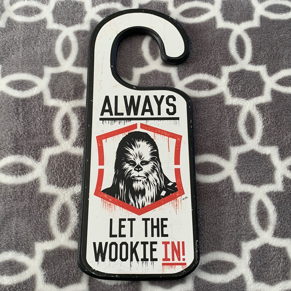 Star Wars Wooden Door Hanger 10 1/2” x 4”